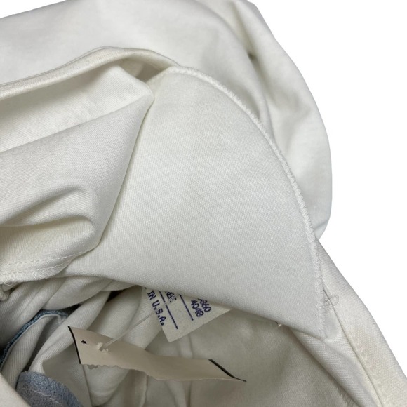 NWT Vintage Peter Popovitch White Blue Denim Rhinestone Studded Tee Large - Picture 6 of 6